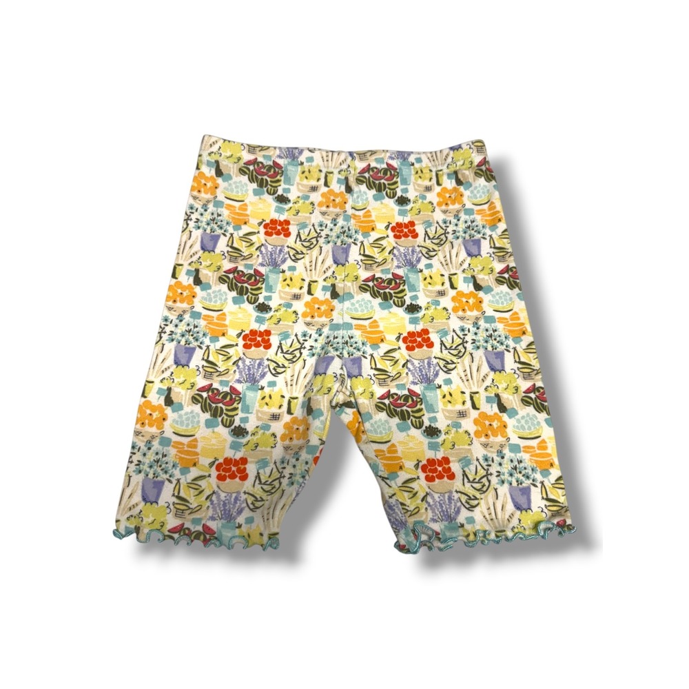Gymboree Girls Bonjour Provence Farmers Market Print Bike Shorts Vintage 2004 5